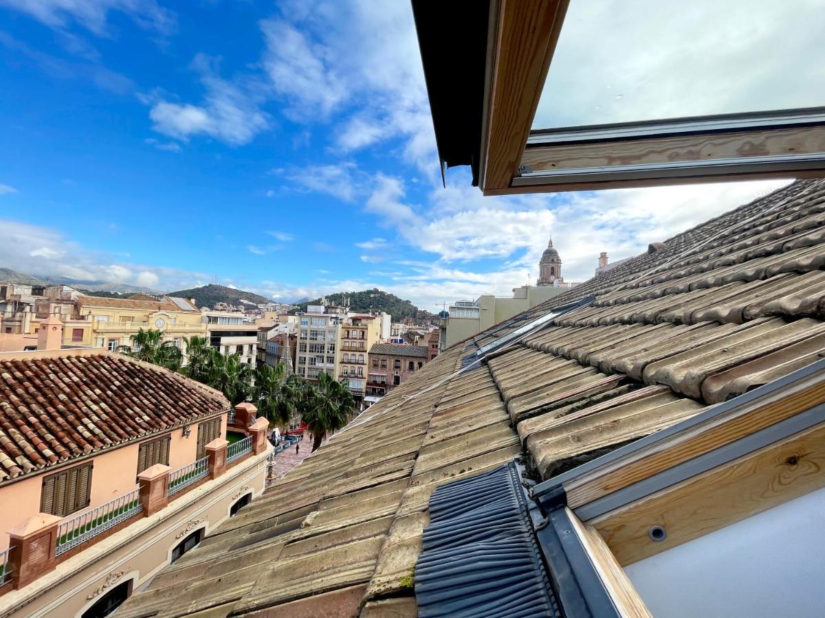 Ático en Plaza de la Constitución Apartamento Málaga Exterior foto