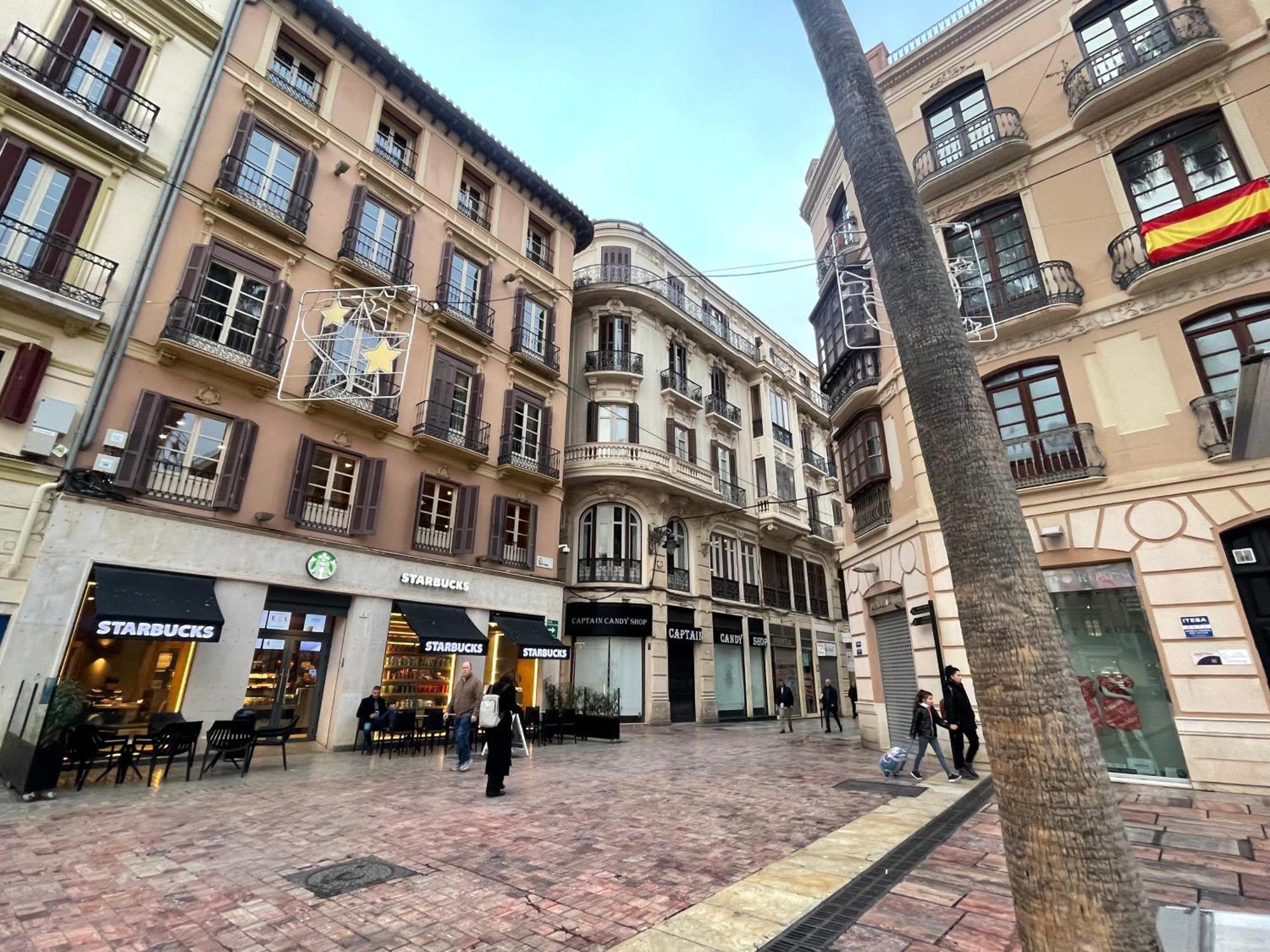 Ático en Plaza de la Constitución Apartamento Málaga Exterior foto